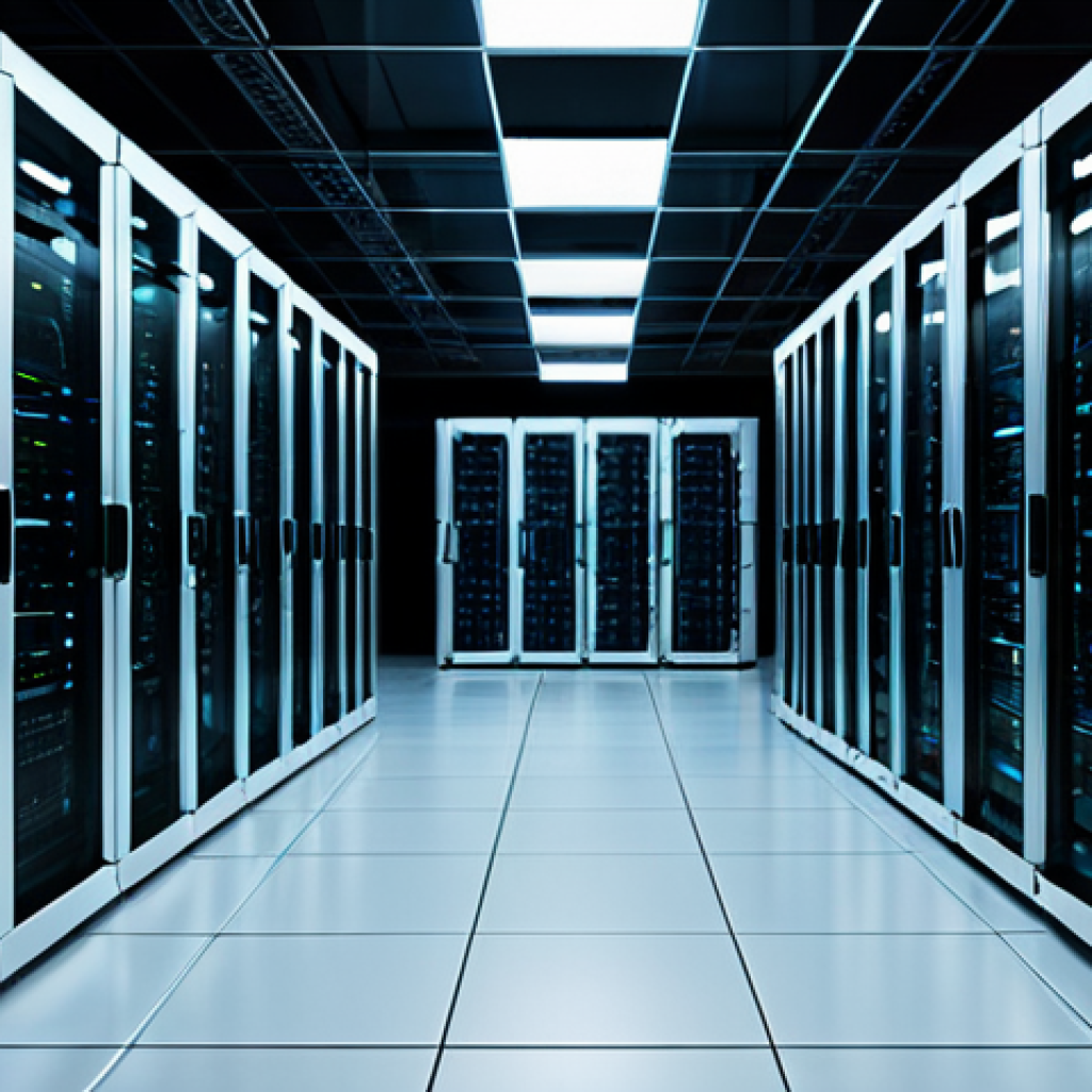A highly secure, professional data center room, showcasing advanced cybersecurity infrastructure. The scene features rows of server racks with subtle glowing lights, a clear visual representation of "cold storage" with some servers appearing physically isolated, and a conceptual overlay of multi-layered digital security, like transparent protective shields or secure data streams. The environment is pristine and high-tech, emphasizing robustness. Professional photography, high detail, ultra-realistic, perfect anatomy, correct proportions, natural pose, well-formed hands, proper finger count, natural body proportions. safe for work, appropriate content, fully clothed, professional, modest, family-friendly.