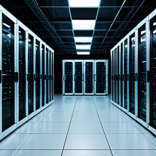 Home 17 A highly secure, professional data center room, showcasing advanced cybersecurity infrastructure. The scene features rows of server racks with subtle glowing lights, a clear visual representation of "cold storage" with some servers appearing physically isolated, and a conceptual overlay of multi-layered digital security, like transparent protective shields or secure data streams. The environment is pristine and high-tech, emphasizing robustness. Professional photography, high detail, ultra-realistic, perfect anatomy, correct proportions, natural pose, well-formed hands, proper finger count, natural body proportions. safe for work, appropriate content, fully clothed, professional, modest, family-friendly.