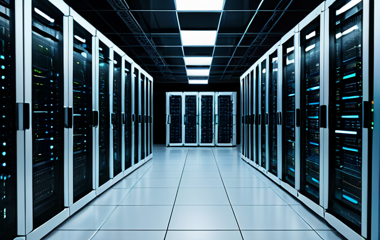 A highly secure, professional data center room, showcasing advanced cybersecurity infrastructure. The scene features rows of server racks with subtle glowing lights, a clear visual representation of "cold storage" with some servers appearing physically isolated, and a conceptual overlay of multi-layered digital security, like transparent protective shields or secure data streams. The environment is pristine and high-tech, emphasizing robustness. Professional photography, high detail, ultra-realistic, perfect anatomy, correct proportions, natural pose, well-formed hands, proper finger count, natural body proportions. safe for work, appropriate content, fully clothed, professional, modest, family-friendly.
