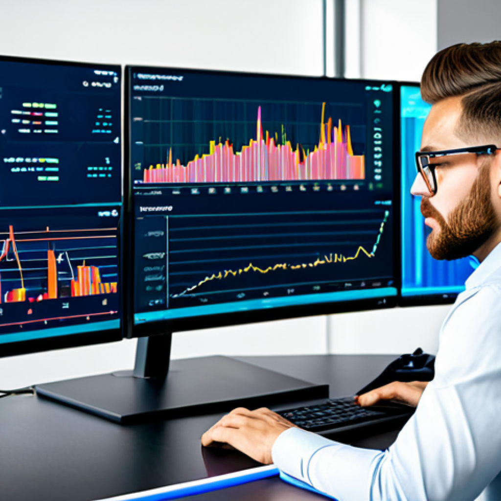 Market Analysis**

A professional-looking individual, fully clothed in business casual attire, studying cryptocurrency charts on a large monitor in a brightly lit, modern office. The charts display various cryptocurrencies and technical analysis indicators. The scene includes multiple screens and data visualizations, reflecting deep market analysis. Ensure perfect anatomy and correct proportions. Safe for work, appropriate content, professional environment, high-quality rendering.

**