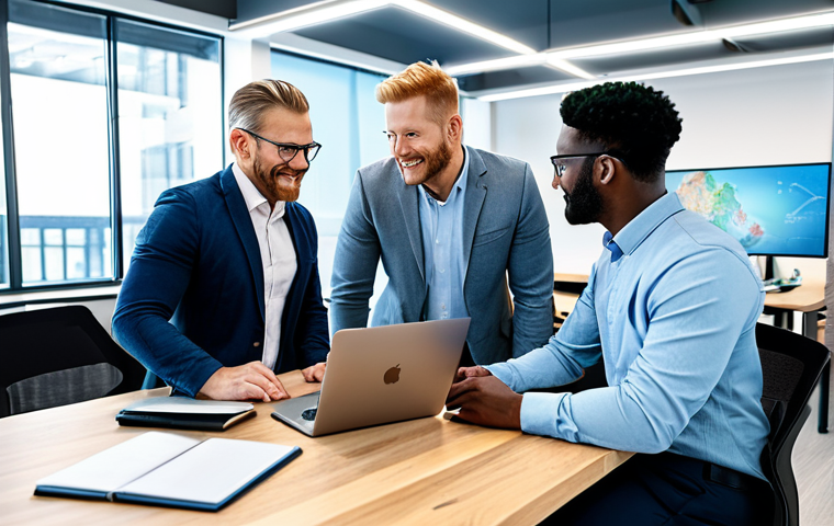 **

"A group of diverse, fully clothed professionals collaborating in a modern, brightly lit office space discussing metaverse investment strategies, appropriate content, safe for work, perfect anatomy, natural proportions, professional environment, modest attire, family-friendly."

**