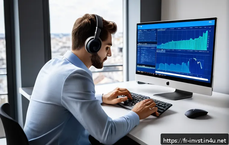 가상화폐 거래소 선택법 - A modern cryptocurrency trading platform interface displayed on a sleek desktop monitor in a bright,...